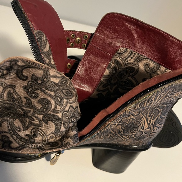 L'Artiste by Spring Step - Wonderland Mid Calf Heeled Boot - UK 40 / US 9 - Picture 5 of 10